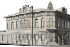 Модель здания (памятник архитектуры) по ул. Каинская 1