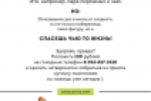 Листовка для животного приюта