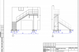 Чертежи лестницы