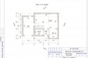 План 1-го этажа