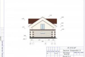 Фасад коттеджа 4