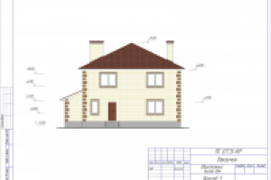 Фасад коттеджа 3.1