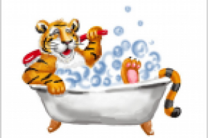 Тигр в ванной