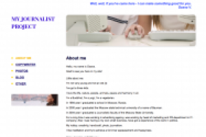 Мой сайт журналиста-фрилансера (на английском языке)