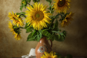 Букет подсолнухов