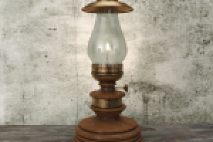 модель классической керосиновой лампы 09.2015