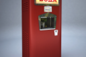модель винтажного автомата газировки 06.2015