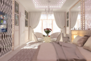 Спальня в стиле арт деко