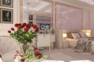 Спальня в стиле арт деко