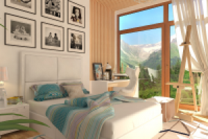 Спальная комната маленького художника