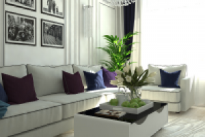 Гостиная в малогабаритной квартире