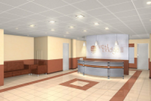 БЦ "West Bridge". Ресепшн