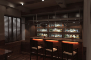 Маленький бар в ресторане