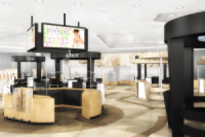 Крупный магазин парфюмерии и косметики