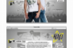 Сайт для поп-группы Hello