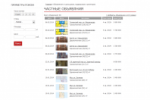 Раздел объявлений с удобной и быстрой ajax сортировокой