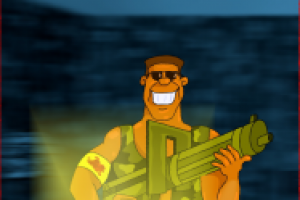 Анимационный саморекламный ролик.  Рабочее название "Шварцнеггер