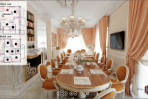 Интерактивная flash-презентация интерьера