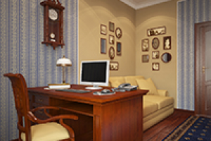 Кабинет и спальня