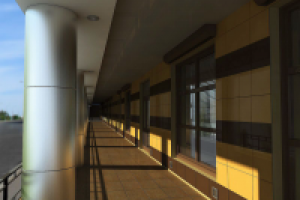 Галерея здания жилого комплекса