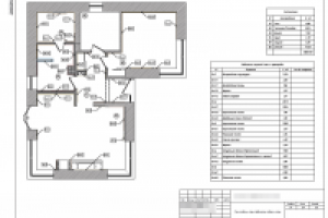План отделки стен. Ведомость