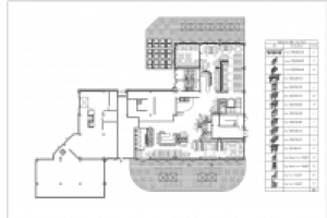 Дизайн-проект ресторана. План расстановки мебели