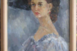 Автопортрет. 45х70см. холст, масло