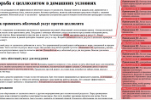 Яблочныий уксус от целлюлита