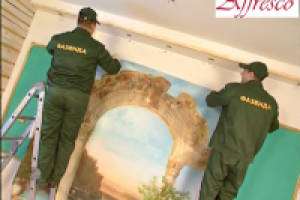 фреска для проекта "фазенда" на первом канале