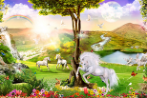 Коллаж для интерьерной печати (фреска детская - разм.500х300см.)