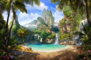 Коллаж для интерьерной печати (фреска - разм.450х300см.)