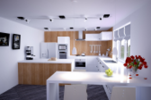 Кухня и гостинная