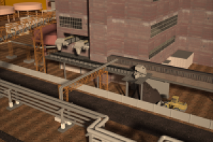 Цех производства окатышей