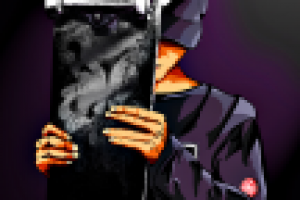 Человек со скейтом. Комикс