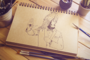 Скетч. Конь