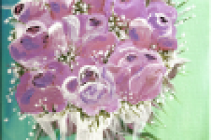 Букет невесты. Акрил