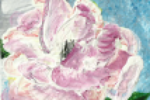 Роза. Акрил