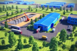 Ангар для завода металлоконструкций