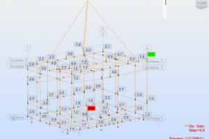 Расчет каркаса магазинчика при перевозке