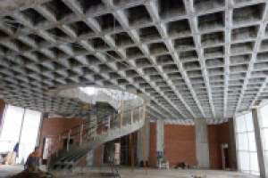 Кессонные и пустотные большепролетные плиты