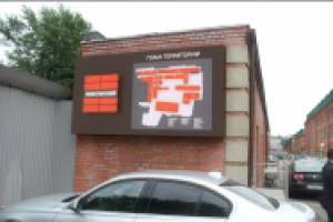 Макет при въезде