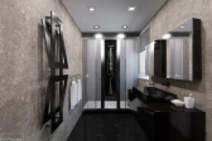 Дизайн интерьера таунхауса в стиле минимализм-монохром