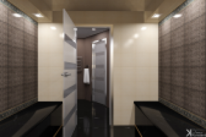 Дизайн интерьера таунхауса в стиле минимализм-монохром