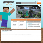 Сайт серврера игры "Minecraft"