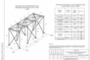 КМ Опорного каркаса для наружной рекламы