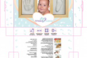 Упаковка для слепков "Ручки и ножки"