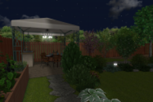 Эскиз озеленения участка в пригороде Симферополя