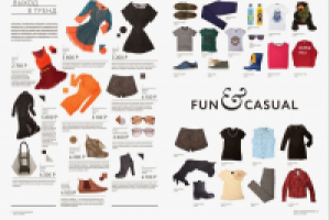 collage for fashion newspaper