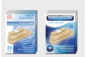 Упаковка лейкопластыря