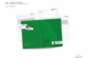 Фирменный стиль для супермаркета "Рокфор маркет"